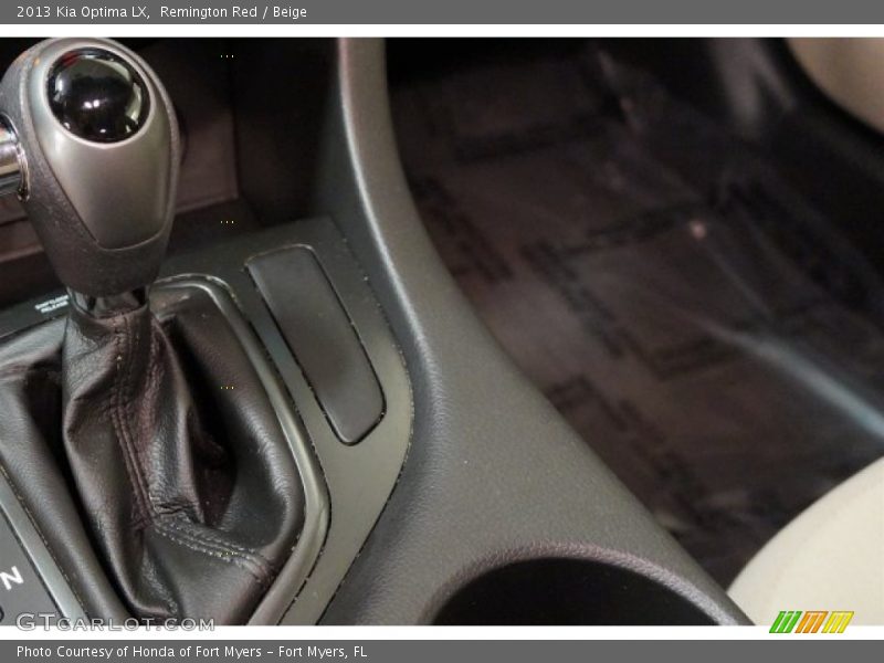 Remington Red / Beige 2013 Kia Optima LX