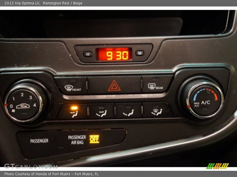 Remington Red / Beige 2013 Kia Optima LX