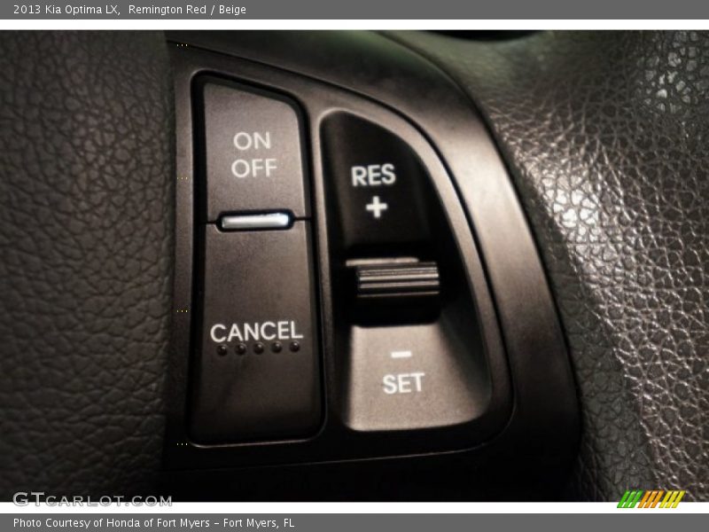 Remington Red / Beige 2013 Kia Optima LX
