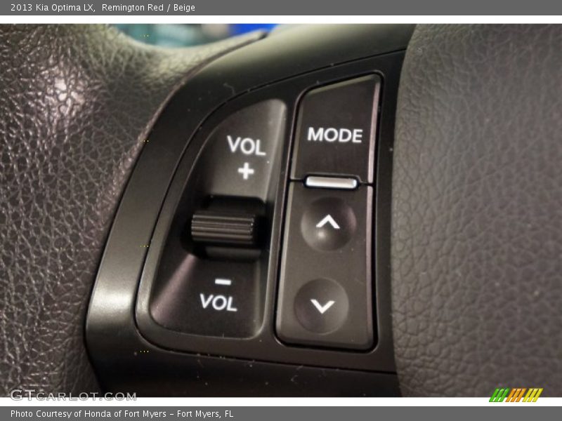 Remington Red / Beige 2013 Kia Optima LX