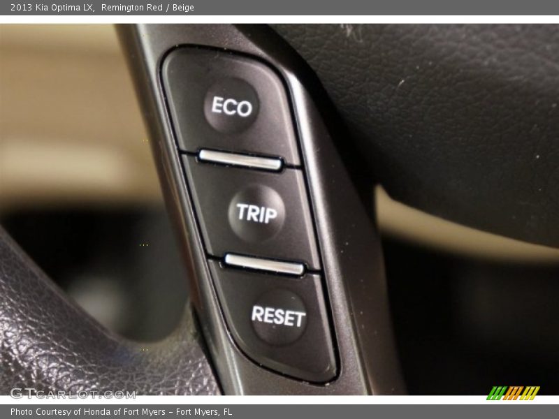 Remington Red / Beige 2013 Kia Optima LX
