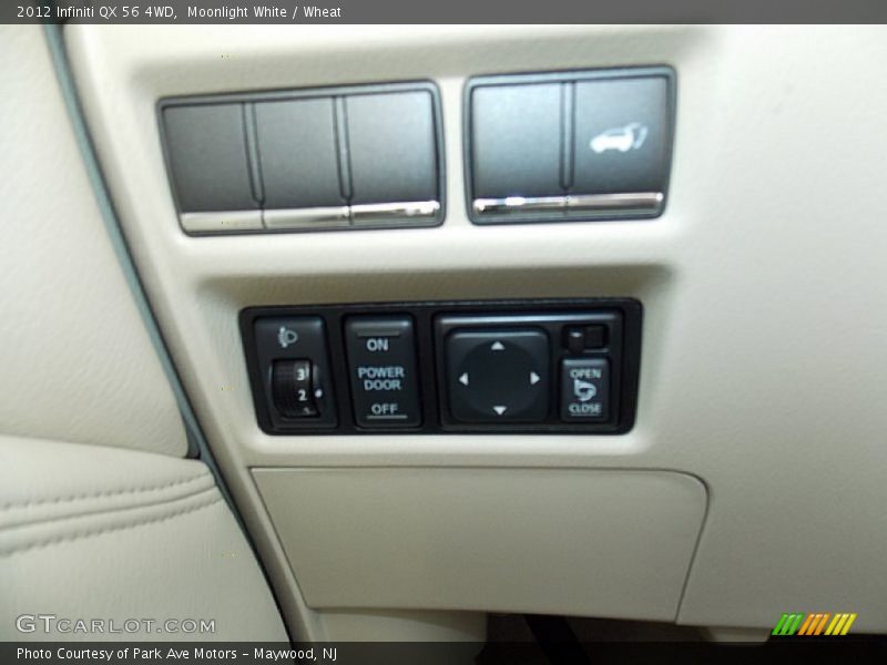 Moonlight White / Wheat 2012 Infiniti QX 56 4WD