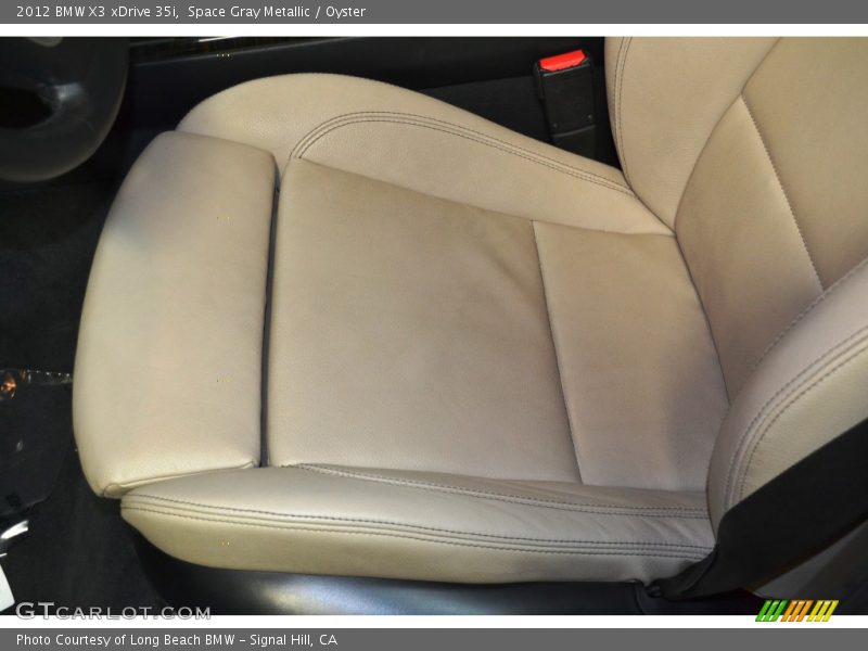 Space Gray Metallic / Oyster 2012 BMW X3 xDrive 35i