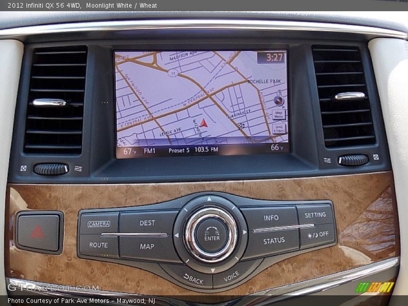 Moonlight White / Wheat 2012 Infiniti QX 56 4WD