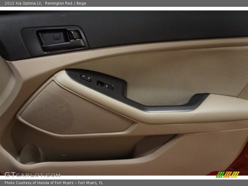 Remington Red / Beige 2013 Kia Optima LX