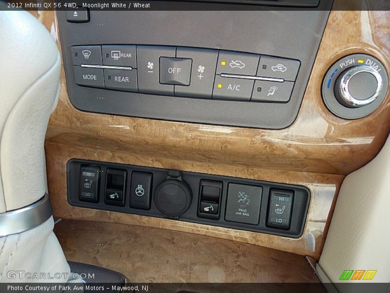 Moonlight White / Wheat 2012 Infiniti QX 56 4WD