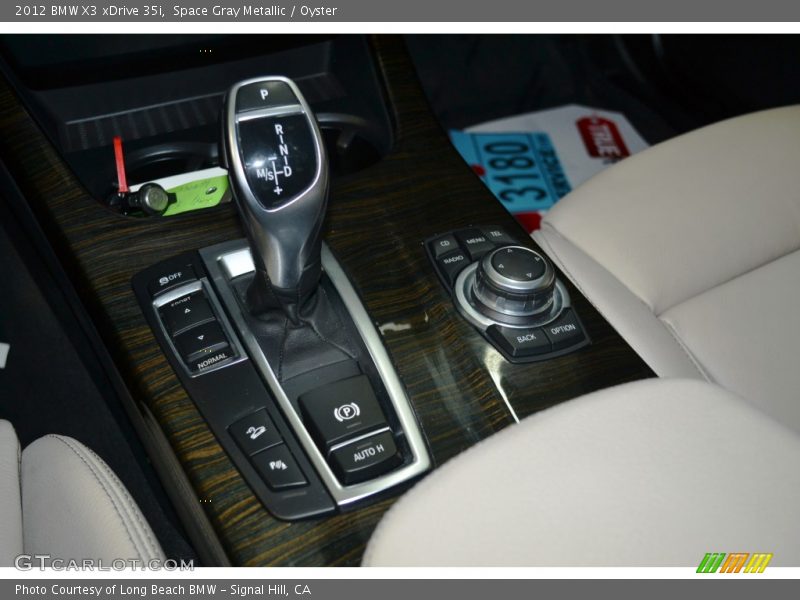 Space Gray Metallic / Oyster 2012 BMW X3 xDrive 35i