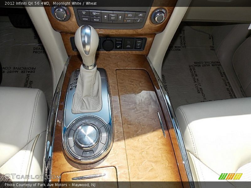 Moonlight White / Wheat 2012 Infiniti QX 56 4WD