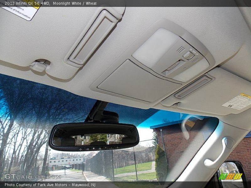 Moonlight White / Wheat 2012 Infiniti QX 56 4WD