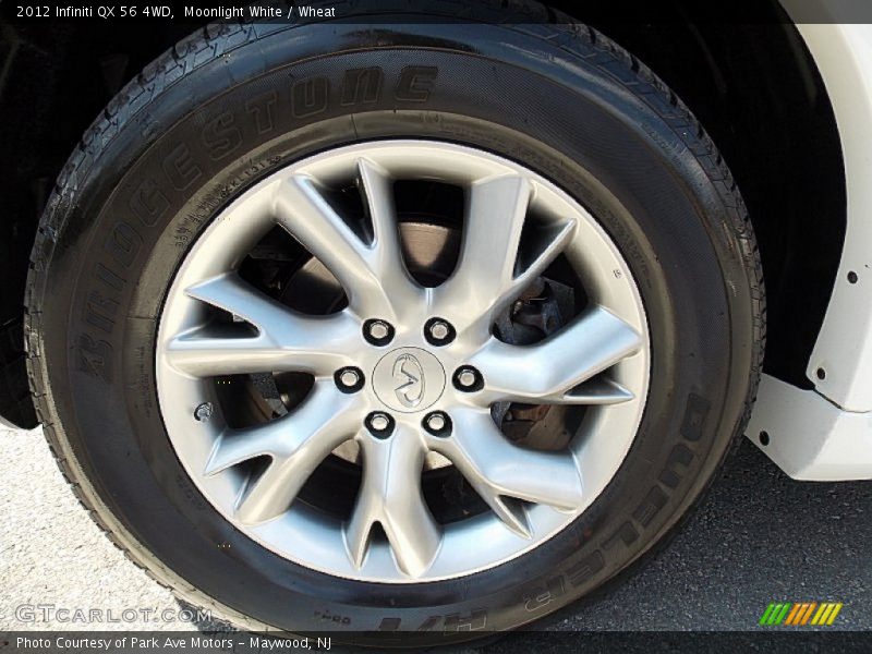 Moonlight White / Wheat 2012 Infiniti QX 56 4WD