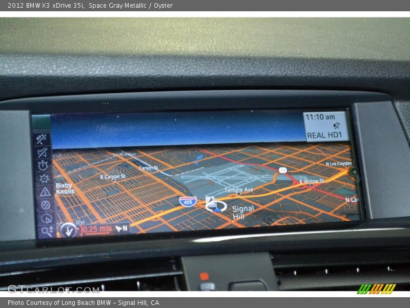 Space Gray Metallic / Oyster 2012 BMW X3 xDrive 35i