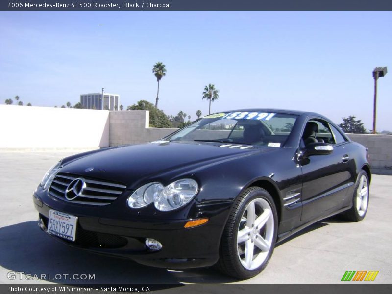 Black / Charcoal 2006 Mercedes-Benz SL 500 Roadster