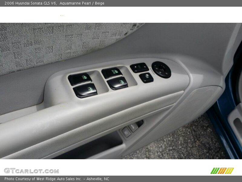 Aquamarine Pearl / Beige 2006 Hyundai Sonata GLS V6