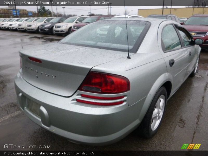 Satin Jade Pearlcoat / Dark Slate Gray 2004 Dodge Stratus SE Sedan