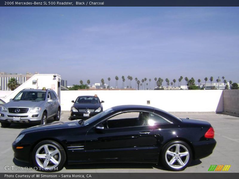 Black / Charcoal 2006 Mercedes-Benz SL 500 Roadster