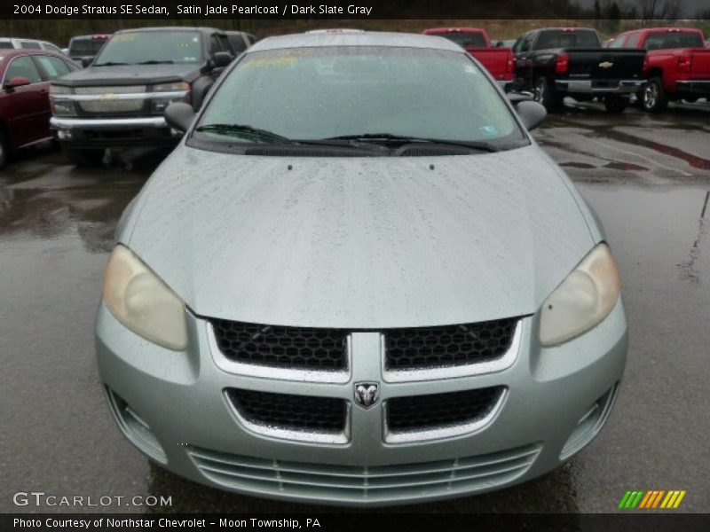 Satin Jade Pearlcoat / Dark Slate Gray 2004 Dodge Stratus SE Sedan