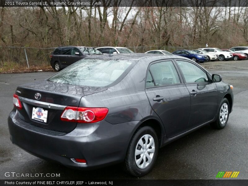 Magnetic Gray Metallic / Ash 2011 Toyota Corolla LE