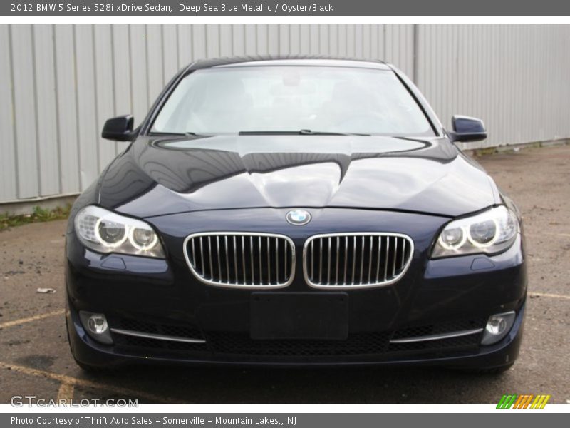 Deep Sea Blue Metallic / Oyster/Black 2012 BMW 5 Series 528i xDrive Sedan