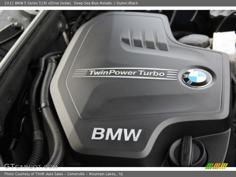Deep Sea Blue Metallic / Oyster/Black 2012 BMW 5 Series 528i xDrive Sedan