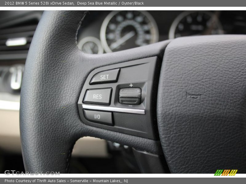 Deep Sea Blue Metallic / Oyster/Black 2012 BMW 5 Series 528i xDrive Sedan