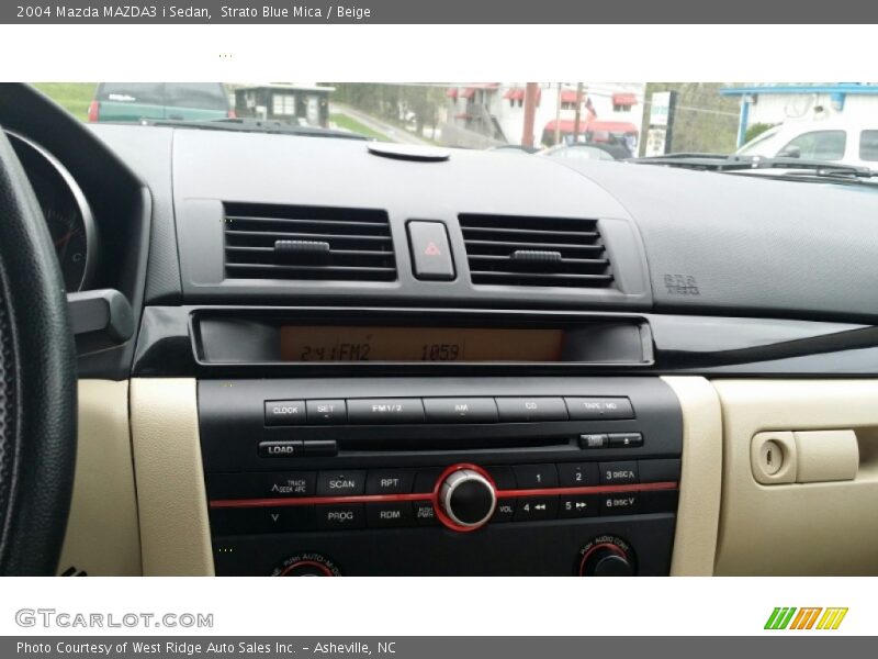 Strato Blue Mica / Beige 2004 Mazda MAZDA3 i Sedan