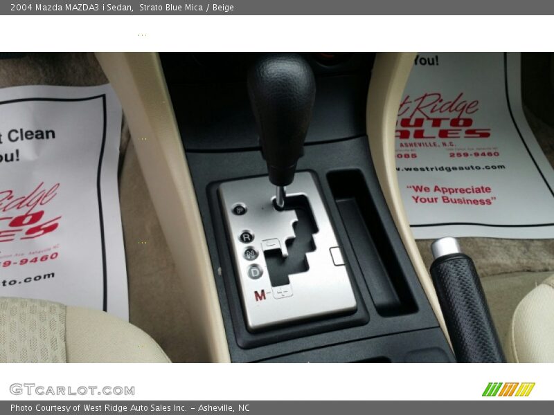 Strato Blue Mica / Beige 2004 Mazda MAZDA3 i Sedan