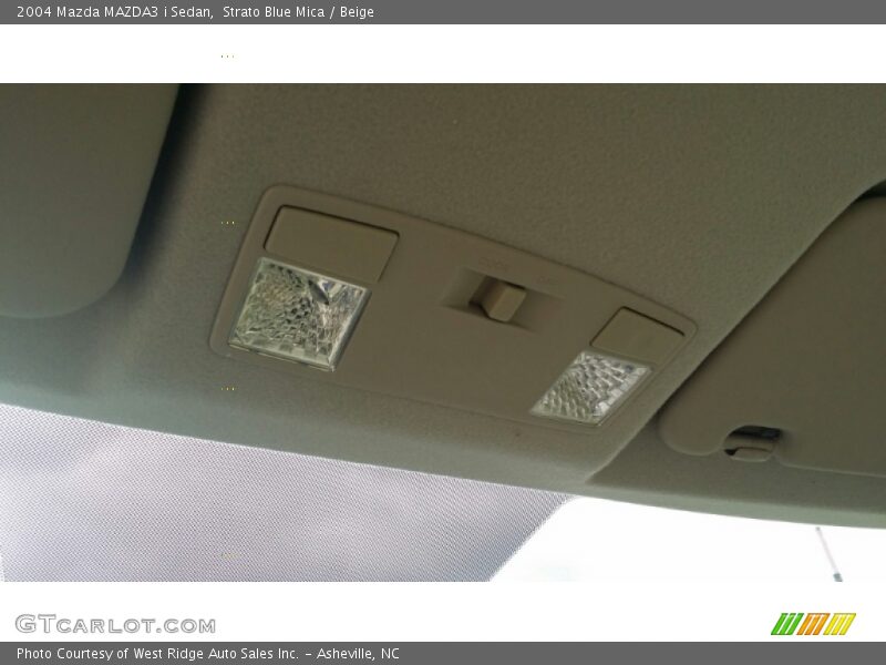 Strato Blue Mica / Beige 2004 Mazda MAZDA3 i Sedan