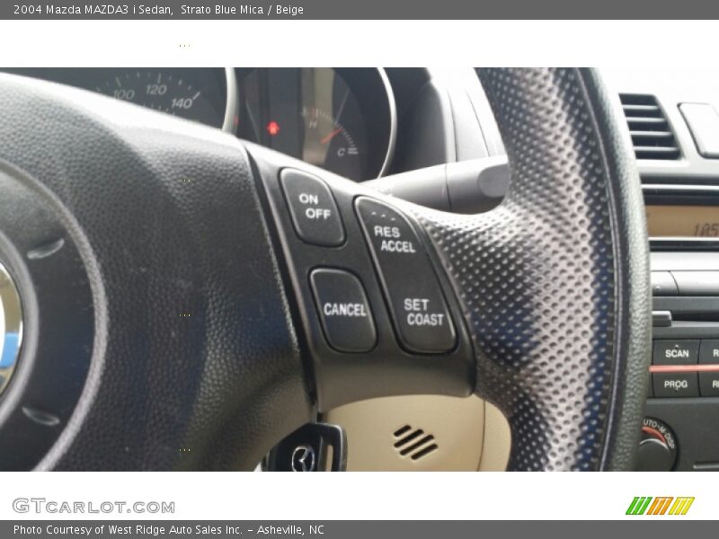 Strato Blue Mica / Beige 2004 Mazda MAZDA3 i Sedan