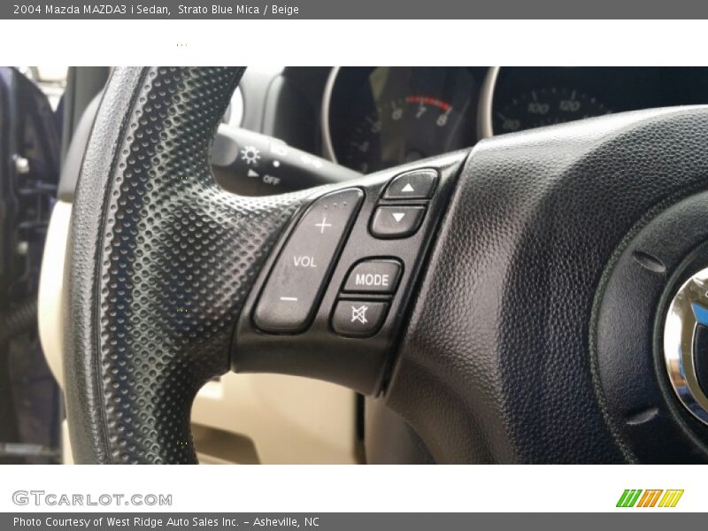 Strato Blue Mica / Beige 2004 Mazda MAZDA3 i Sedan