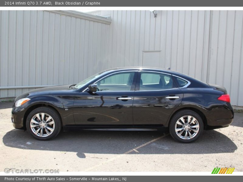 Black Obsidian / Graphite 2014 Infiniti Q70 3.7 AWD