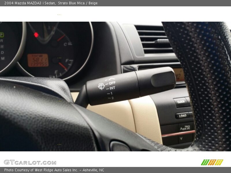 Strato Blue Mica / Beige 2004 Mazda MAZDA3 i Sedan