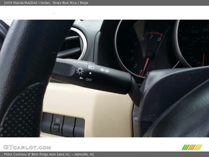Strato Blue Mica / Beige 2004 Mazda MAZDA3 i Sedan