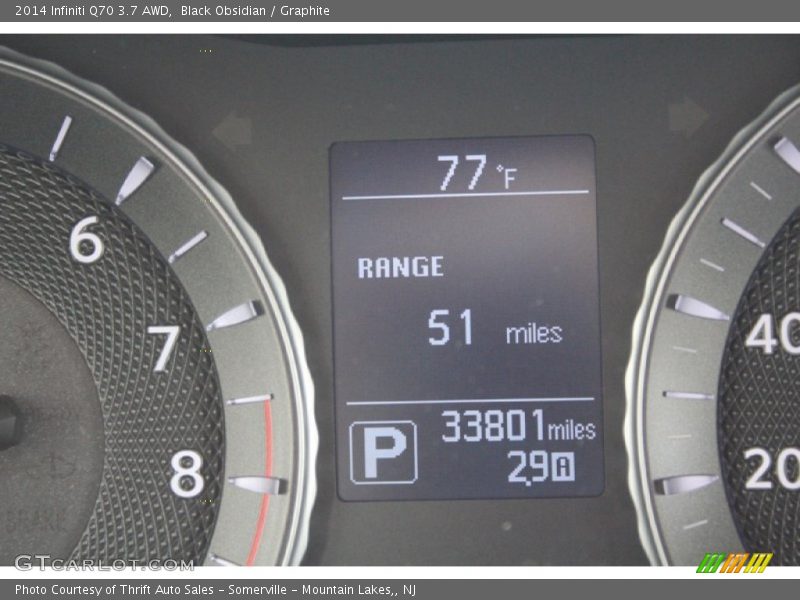 Black Obsidian / Graphite 2014 Infiniti Q70 3.7 AWD