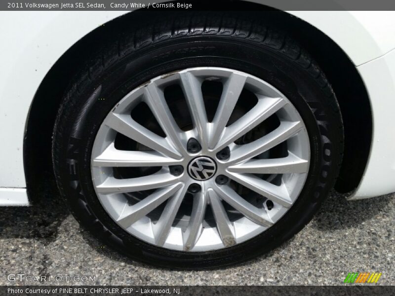 Candy White / Cornsilk Beige 2011 Volkswagen Jetta SEL Sedan