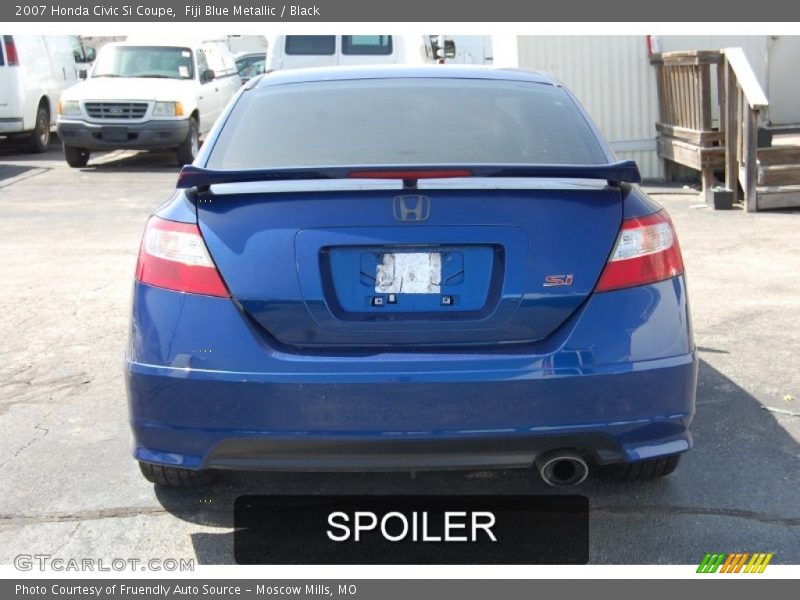 Fiji Blue Metallic / Black 2007 Honda Civic Si Coupe