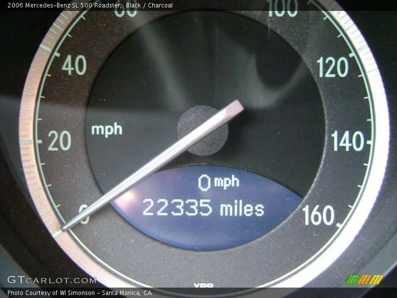 Black / Charcoal 2006 Mercedes-Benz SL 500 Roadster