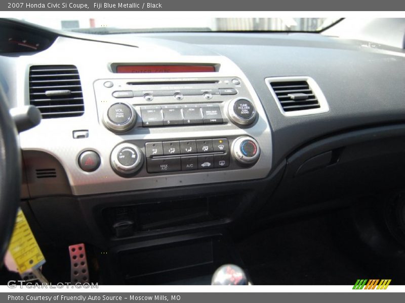 Fiji Blue Metallic / Black 2007 Honda Civic Si Coupe
