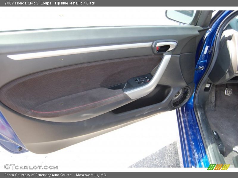 Fiji Blue Metallic / Black 2007 Honda Civic Si Coupe