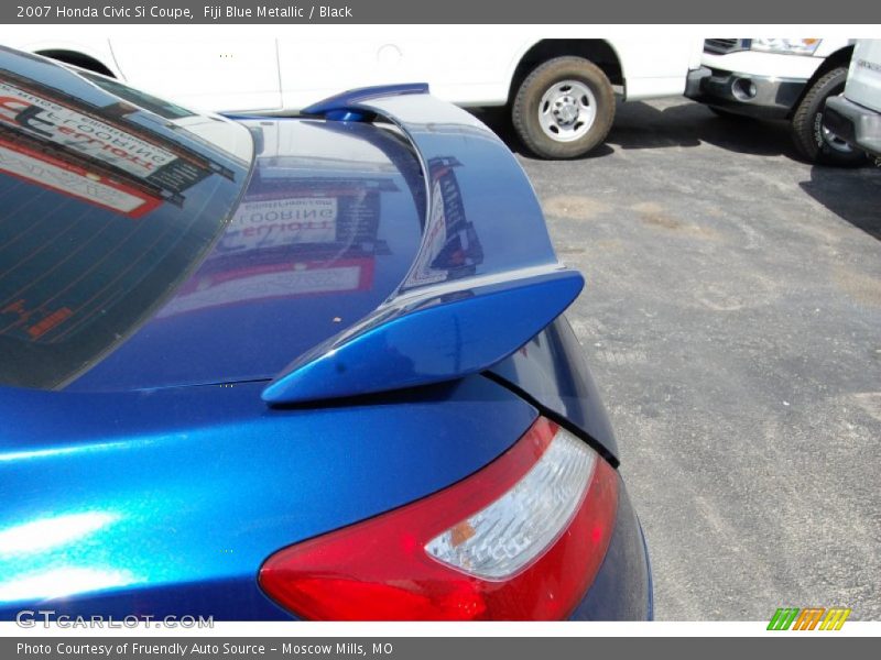 Fiji Blue Metallic / Black 2007 Honda Civic Si Coupe