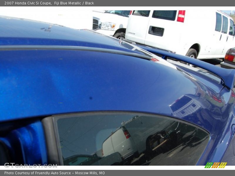 Fiji Blue Metallic / Black 2007 Honda Civic Si Coupe