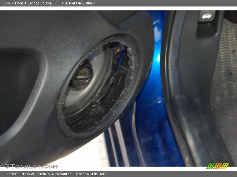 Fiji Blue Metallic / Black 2007 Honda Civic Si Coupe