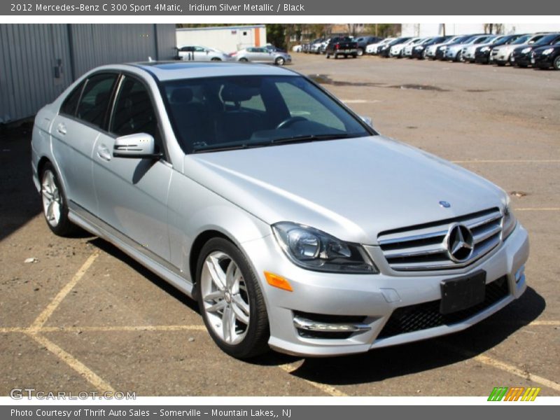 Iridium Silver Metallic / Black 2012 Mercedes-Benz C 300 Sport 4Matic