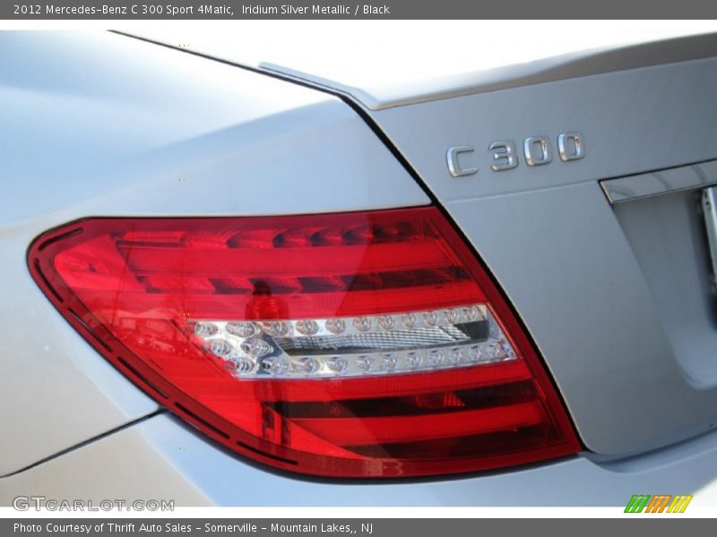Iridium Silver Metallic / Black 2012 Mercedes-Benz C 300 Sport 4Matic