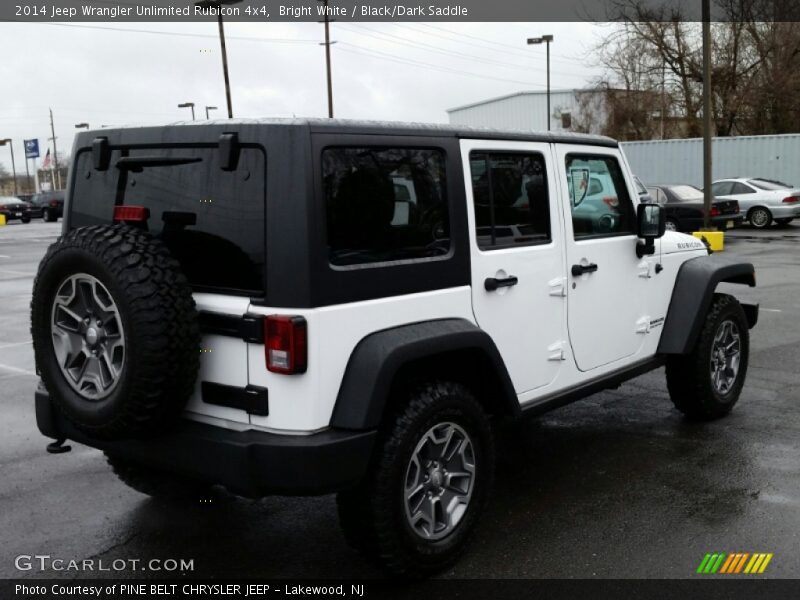 Bright White / Black/Dark Saddle 2014 Jeep Wrangler Unlimited Rubicon 4x4