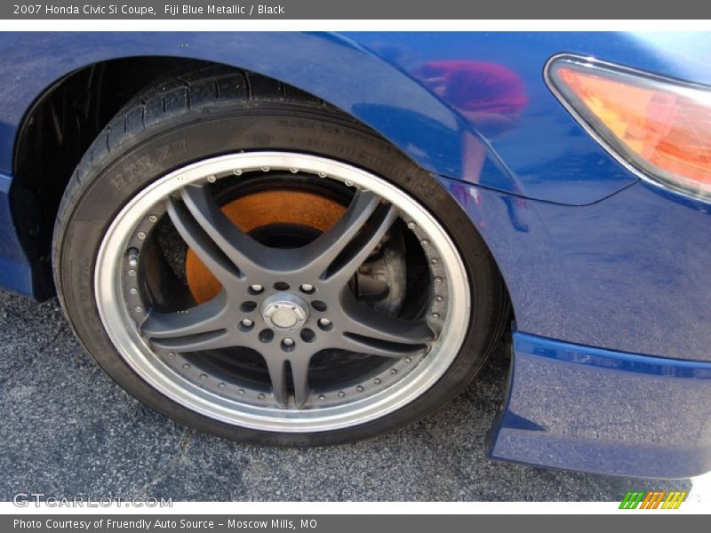 Fiji Blue Metallic / Black 2007 Honda Civic Si Coupe