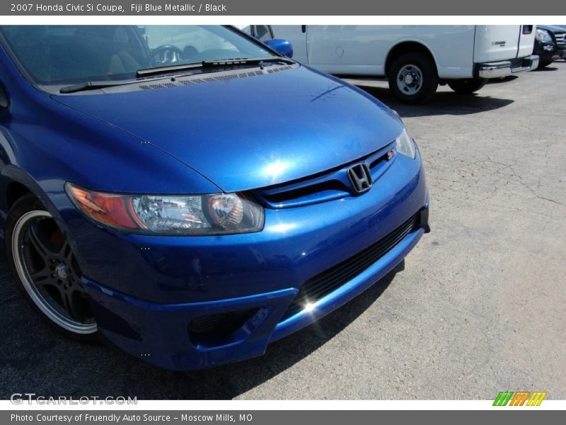 Fiji Blue Metallic / Black 2007 Honda Civic Si Coupe