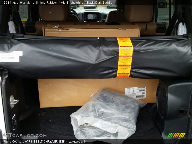 Bright White / Black/Dark Saddle 2014 Jeep Wrangler Unlimited Rubicon 4x4