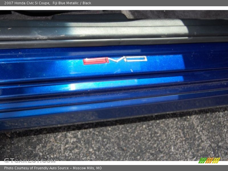 Fiji Blue Metallic / Black 2007 Honda Civic Si Coupe