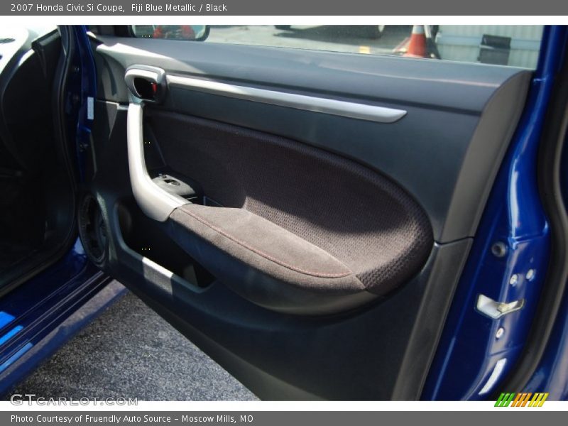 Fiji Blue Metallic / Black 2007 Honda Civic Si Coupe