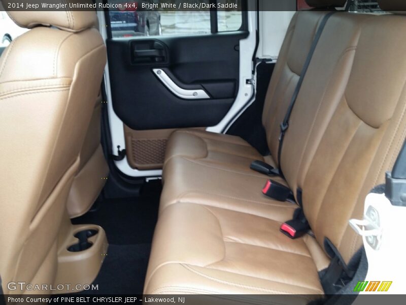 Bright White / Black/Dark Saddle 2014 Jeep Wrangler Unlimited Rubicon 4x4